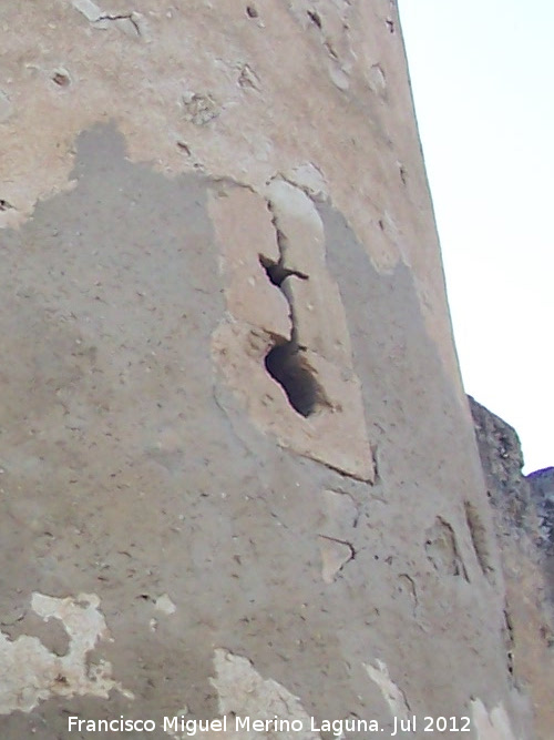 Tronera de Palo y Orbe - Tronera de Palo y Orbe. Castillo de Biar