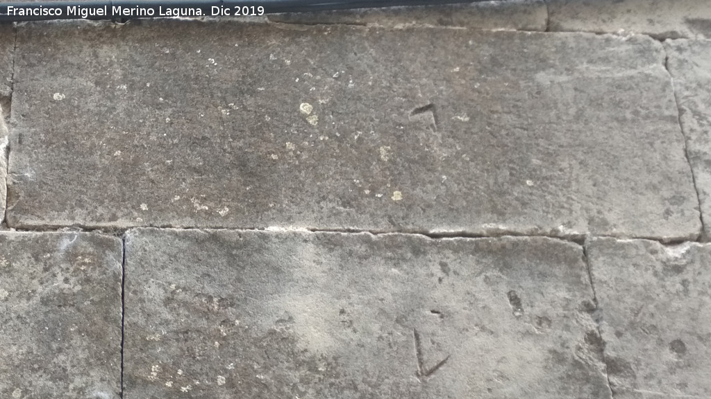 Marcas de cantero - Marcas de cantero. Palacio de Francisco de los Cobos - �beda