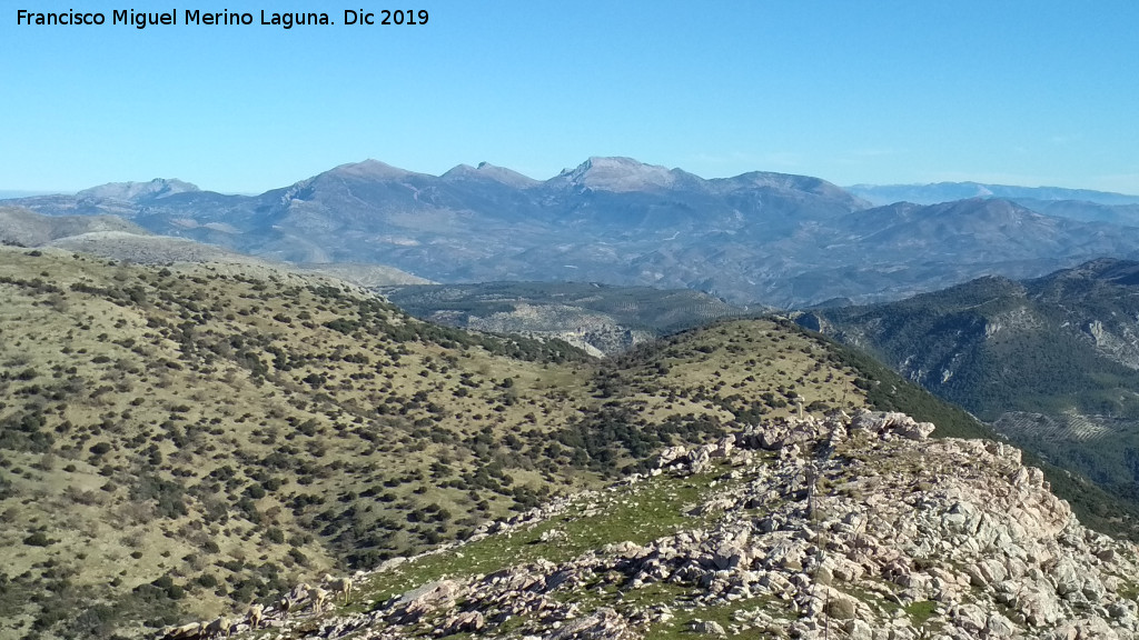 Provincia de Jan - Provincia de Jan. Sierra Mgina desde el Cerro Los Morales - Valdepeas de Jan