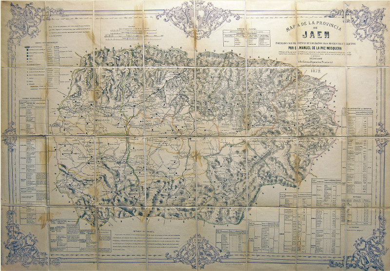 Provincia de Jan - Provincia de Jan. Mapa 1872