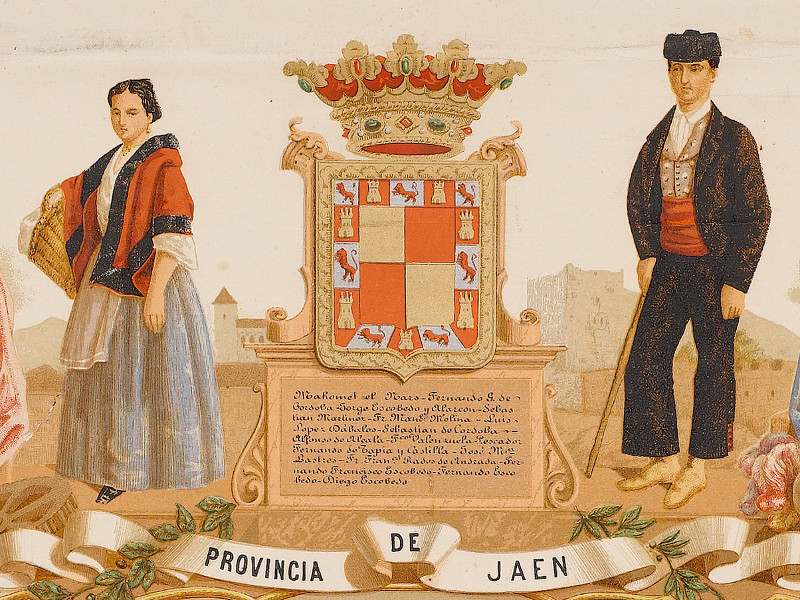 Provincia de Jan - Provincia de Jan. Dibujo de 1879