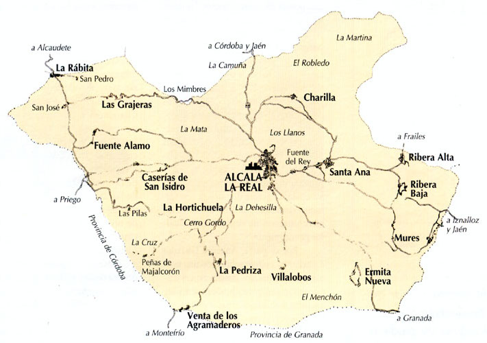 Alcal la Real - Alcal la Real. Mapa