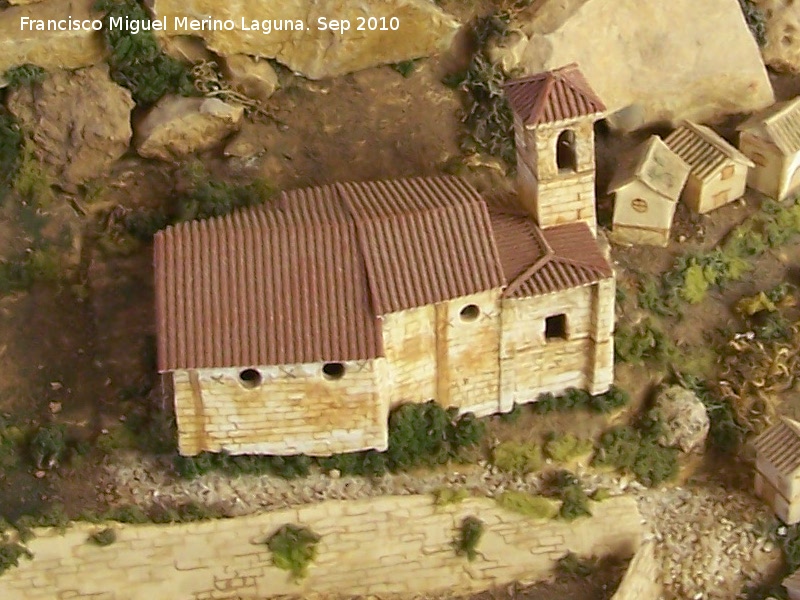 La Mota. Iglesia de Santo Domingo de Silos - La Mota. Iglesia de Santo Domingo de Silos. Maqueta