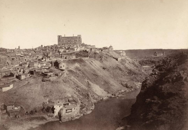 Toledo - Toledo. 1854. Foto de Alphonse de Launay