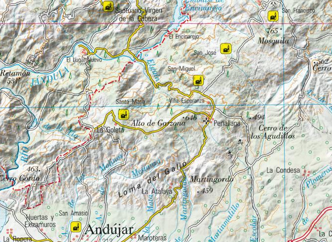 Aldea Vias de Peallana - Aldea Vias de Peallana. Mapa