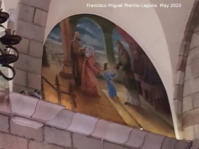 Santuario de la Virgen de la Cabeza - Santuario de la Virgen de la Cabeza. Pintura mural