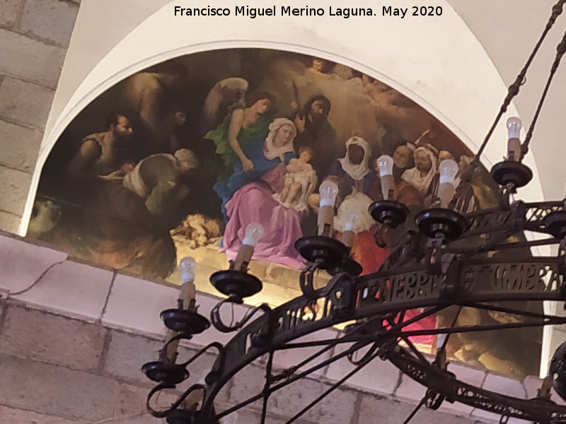 Santuario de la Virgen de la Cabeza - Santuario de la Virgen de la Cabeza. Pintura mural