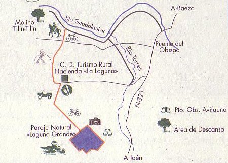 Laguna Grande - Laguna Grande. Mapa