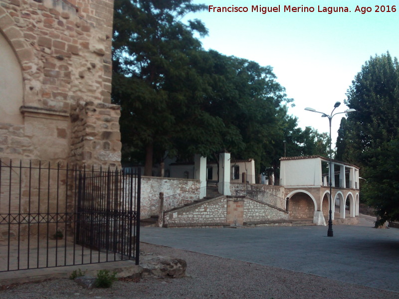 Santuario de la Yedra - Santuario de la Yedra. Escaleras y galera