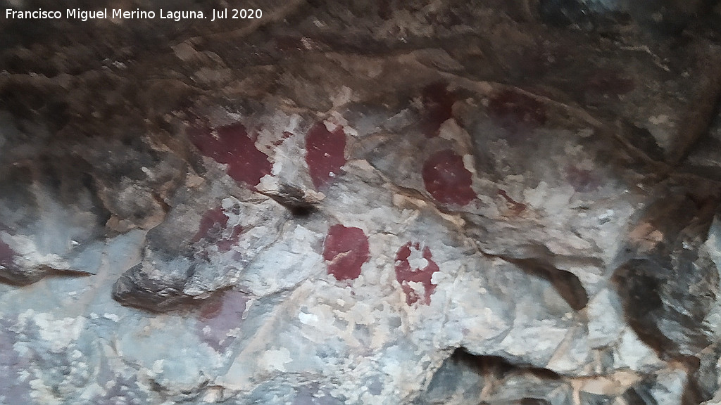 Pinturas rupestres de la Pe�a del Gorri�n IV - Pinturas rupestres de la Pe�a del Gorri�n IV. Puntos