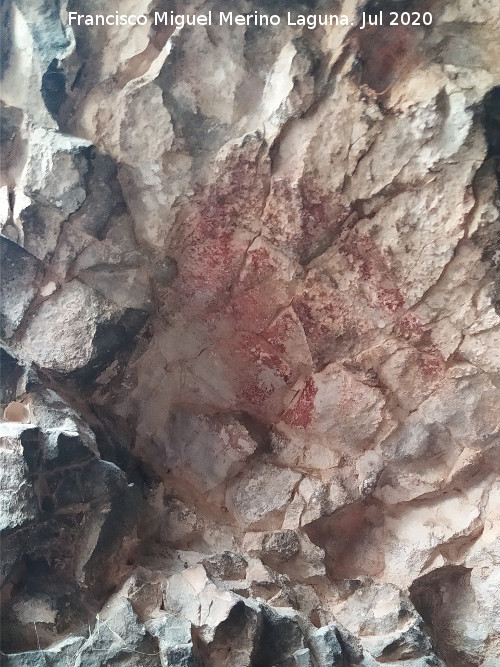 Pinturas rupestres de la Pe�a del Gorri�n IV - Pinturas rupestres de la Pe�a del Gorri�n IV. �Antropomorfo?