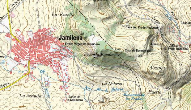 Cueva Palomera - Cueva Palomera. Mapa