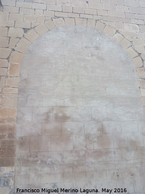 Iglesia de la Asuncin de Bedmar - Iglesia de la Asuncin de Bedmar. Arco cegado