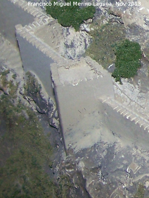 Castillo de la Villa. Torre�n Norte IV - Castillo de la Villa. Torre�n Norte IV. Maqueta