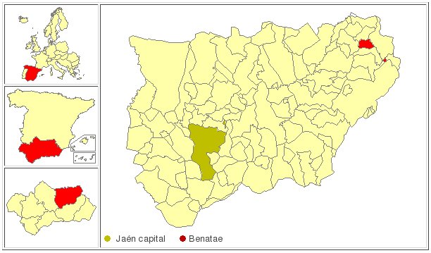 Benatae - Benatae. Localizacin