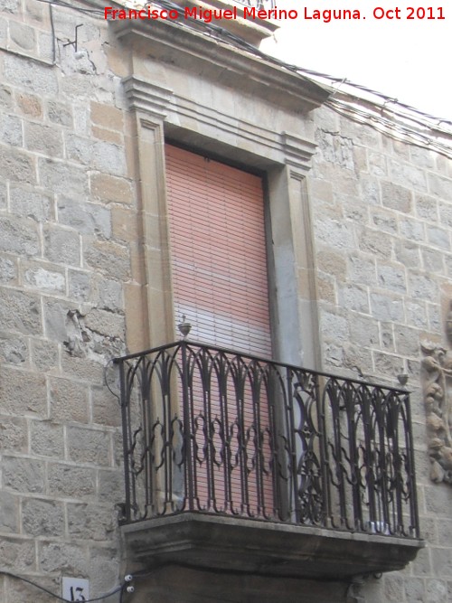 Casa de la Calle Feria n 13 - Casa de la Calle Feria n 13. Balcn