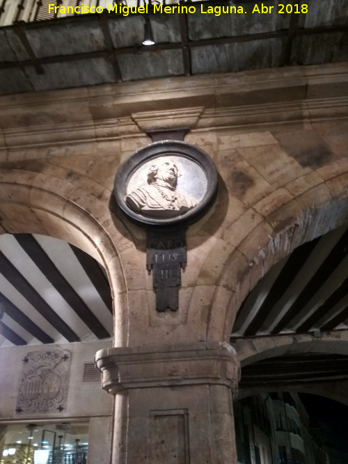 Carlos III - Carlos III. Plaza Mayor de Salamanca