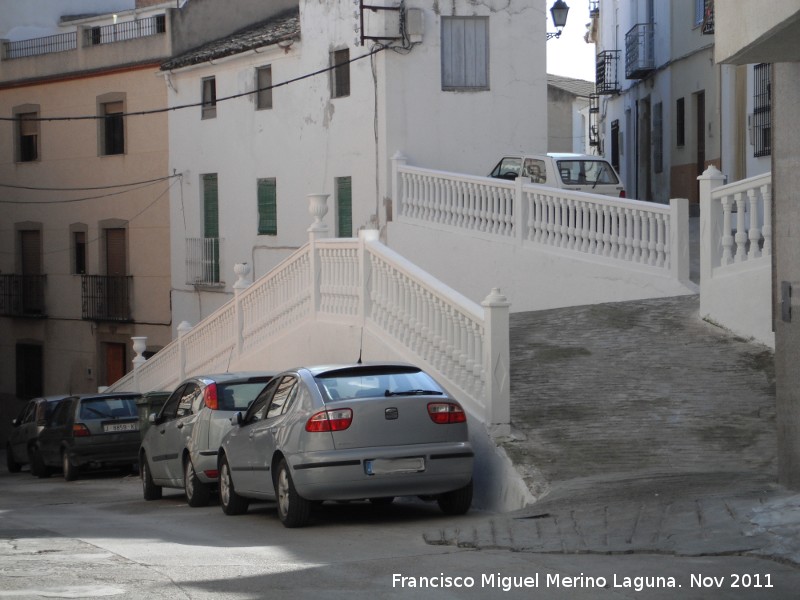 Calle Villajos - Calle Villajos. Balaustrada