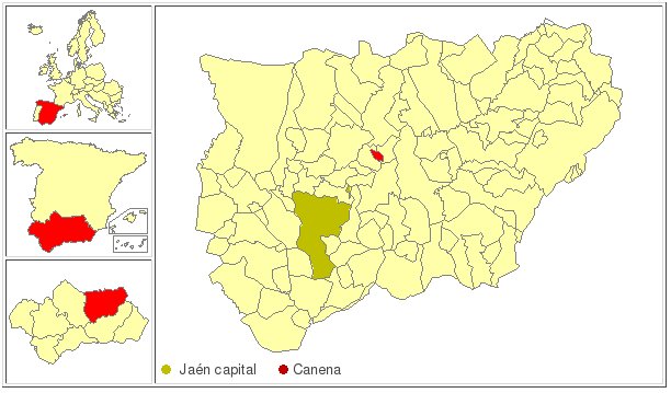 Canena - Canena. Localizacin