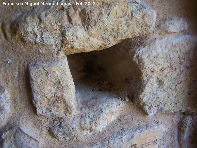 Castillo de la Consolacin o Espinosa - Castillo de la Consolacin o Espinosa. Hueco de la tranca