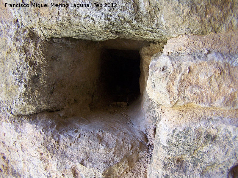 Castillo de la Consolacin o Espinosa - Castillo de la Consolacin o Espinosa. Hueco de la tranca