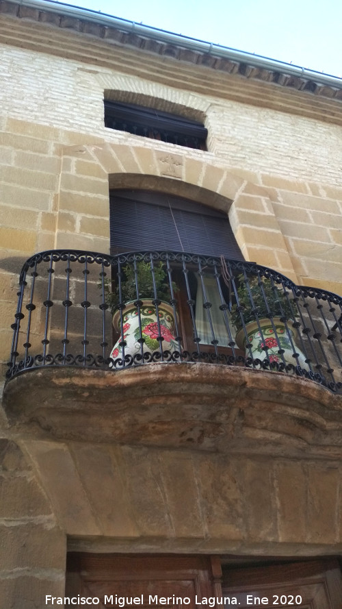 Casa de la Calle Santa Ana Vieja n� 11 - Casa de la Calle Santa Ana Vieja n� 11. Balc�n principal