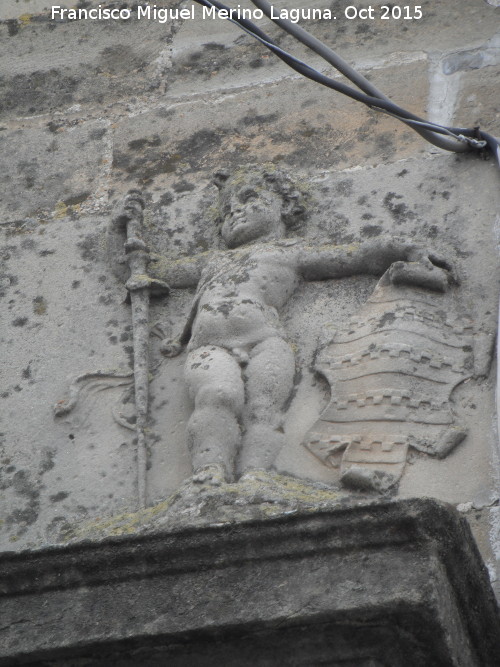 Palacio de las Columnas - Palacio de las Columnas. Escudo derecho