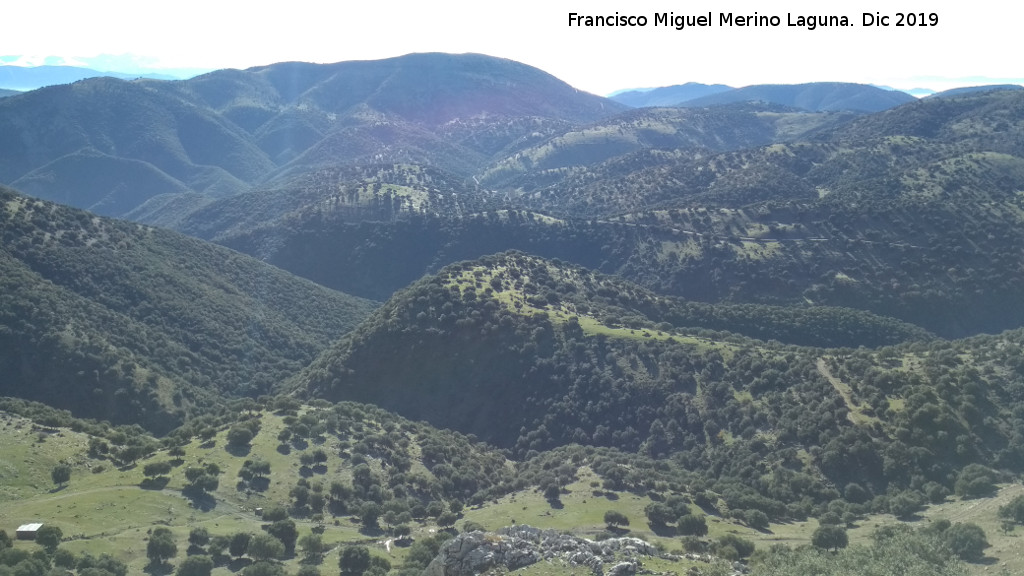 Lomas de Carboneros - Lomas de Carboneros. Vistas hacia el sur