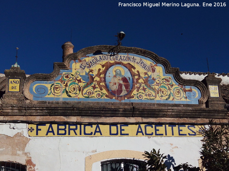 Antigua Fbrica de aceite del Sagrado Corazn - Antigua Fbrica de aceite del Sagrado Corazn. Azulejos