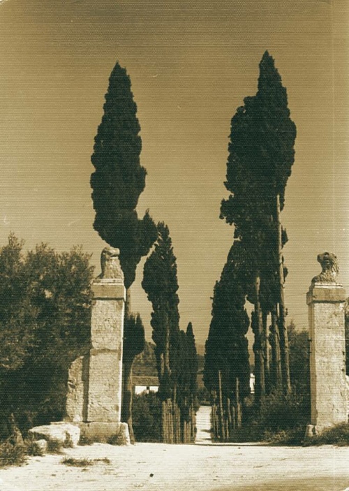 Portn de los Leones - Portn de los Leones. Foto antigua