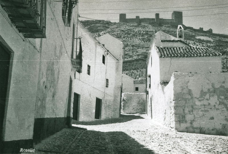 Castillo de Santa Catalina - Castillo de Santa Catalina. Foto antigua. Fotografa de Jaime Rosell Caada. Archivo IEG