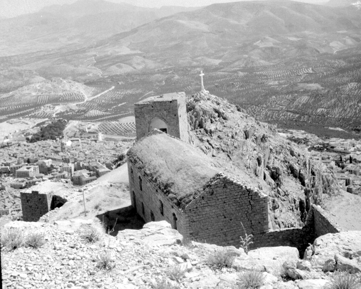 Castillo Nuevo de Santa Catalina - Castillo Nuevo de Santa Catalina. Foto antigua. Hospital de las tropas napolenicas