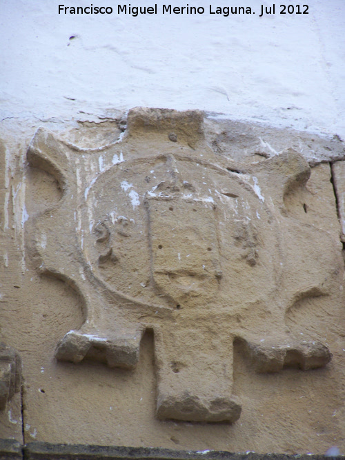 Casa de la Calle del Carmen n 8 - Casa de la Calle del Carmen n 8. Escudo derecho