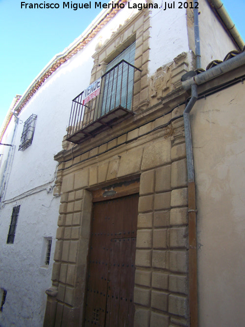 Casa de la Calle del Carmen n 8 - Casa de la Calle del Carmen n 8. Portada