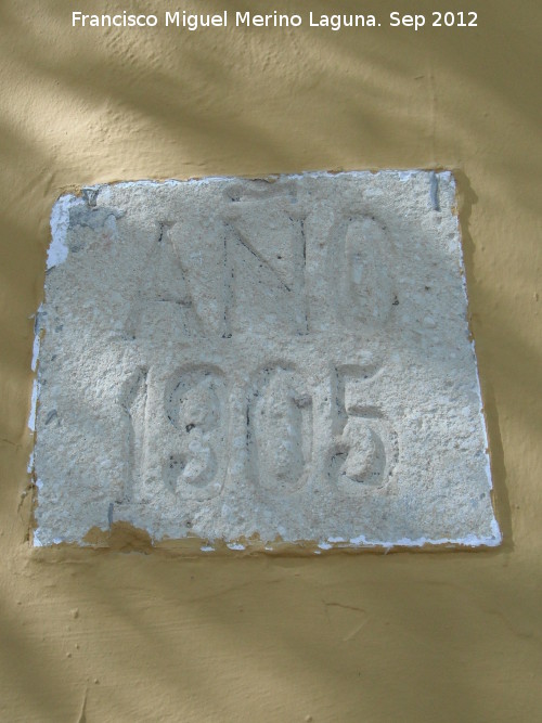 Cementerio Municipal - Cementerio Municipal. A�o de reconstrucci�n