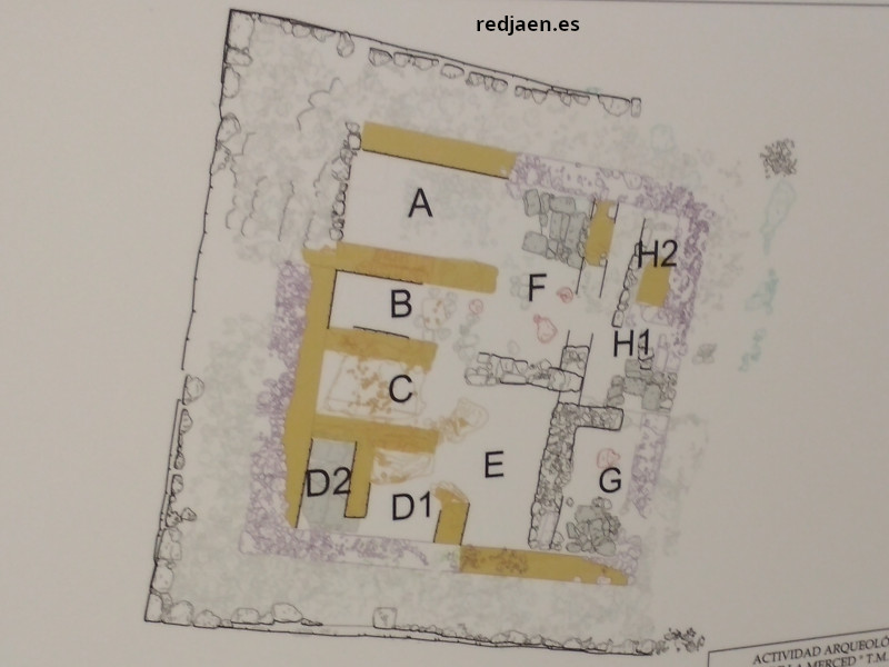 Palacio ibero del Cerro de la Merced - Palacio ibero del Cerro de la Merced. Plano