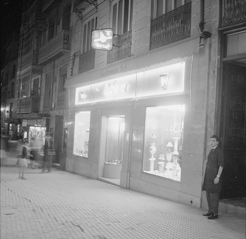 Calle Coln - Calle Coln. Foto antigua