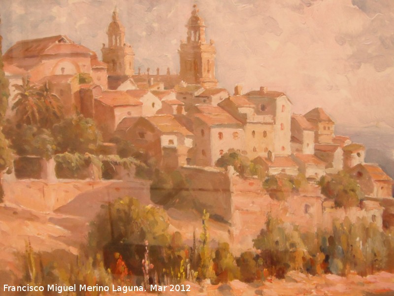 Senda de los Huertos - Senda de los Huertos. Cuadro de Francisco Cerezo Moreno de 1996