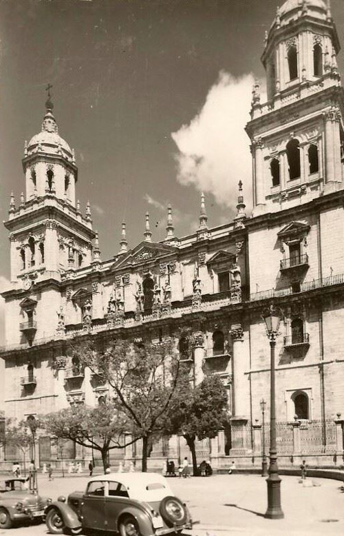 Catedral de Jan. Fachada - Catedral de Jan. Fachada. Foto antigua