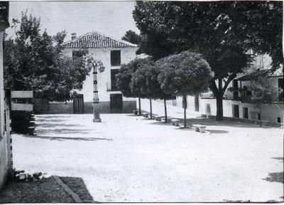 Plaza de la Constitucin - Plaza de la Constitucin. Foto antigua