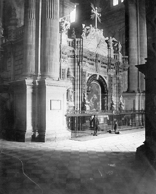 Catedral de Jan. Trascoro - Catedral de Jan. Trascoro. Foto antigua