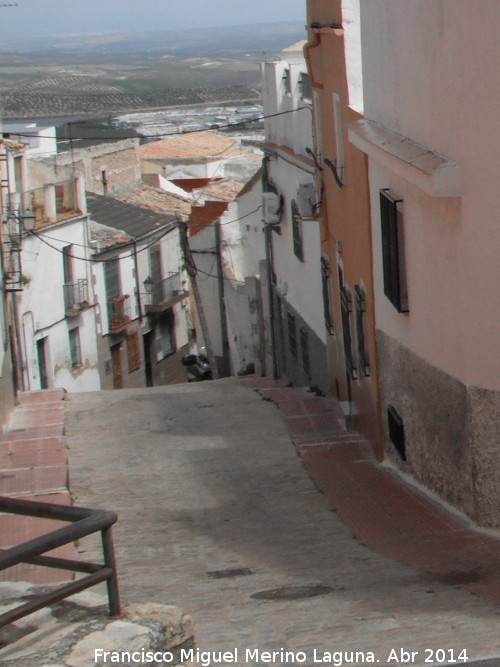 Calle Peuelas - Calle Peuelas. Parte alta