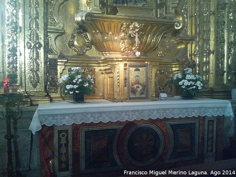Catedral de Jan. Capilla de San Sebastin - Catedral de Jan. Capilla de San Sebastin. Altar