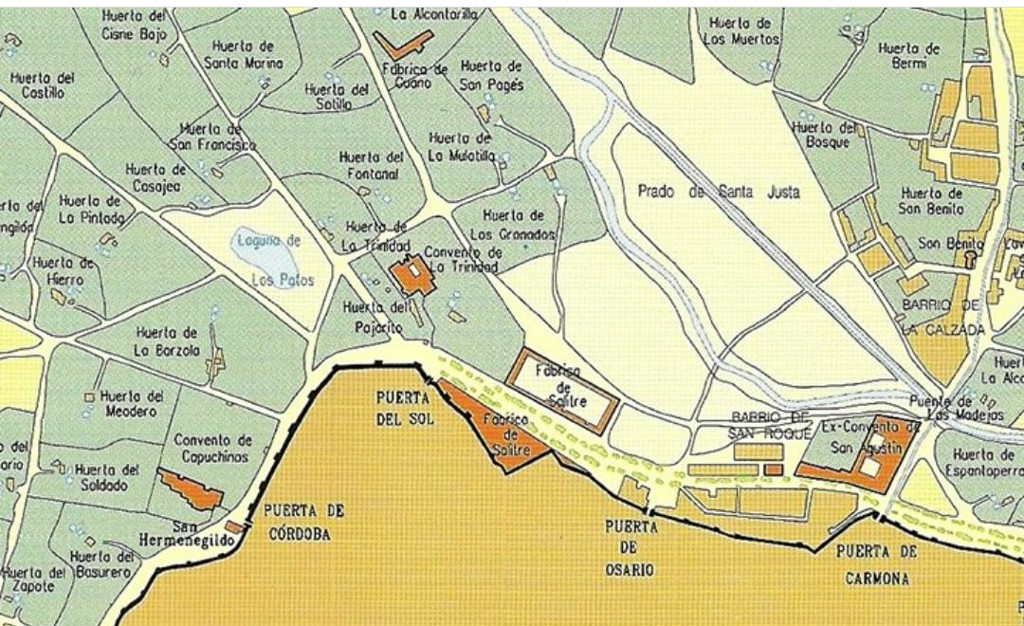 Historia de Sevilla - Historia de Sevilla. Plano 1850