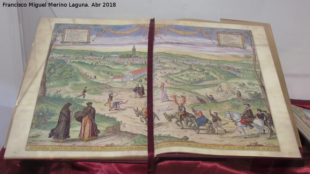 Historia de Sevilla - Historia de Sevilla. El cortejo del escarnio pblico: cornudo y apaleado. 1572 de Georg Braum. Exposicin Palacio Episcopal Salamanca