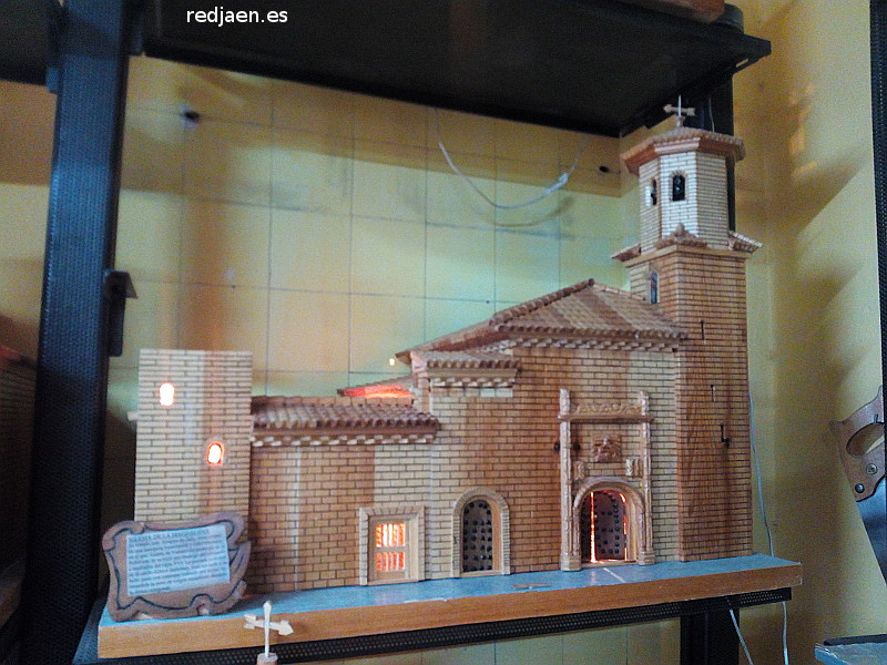 Iglesia de la Magdalena - Iglesia de la Magdalena. Maqueta realizada por Luis Barbero