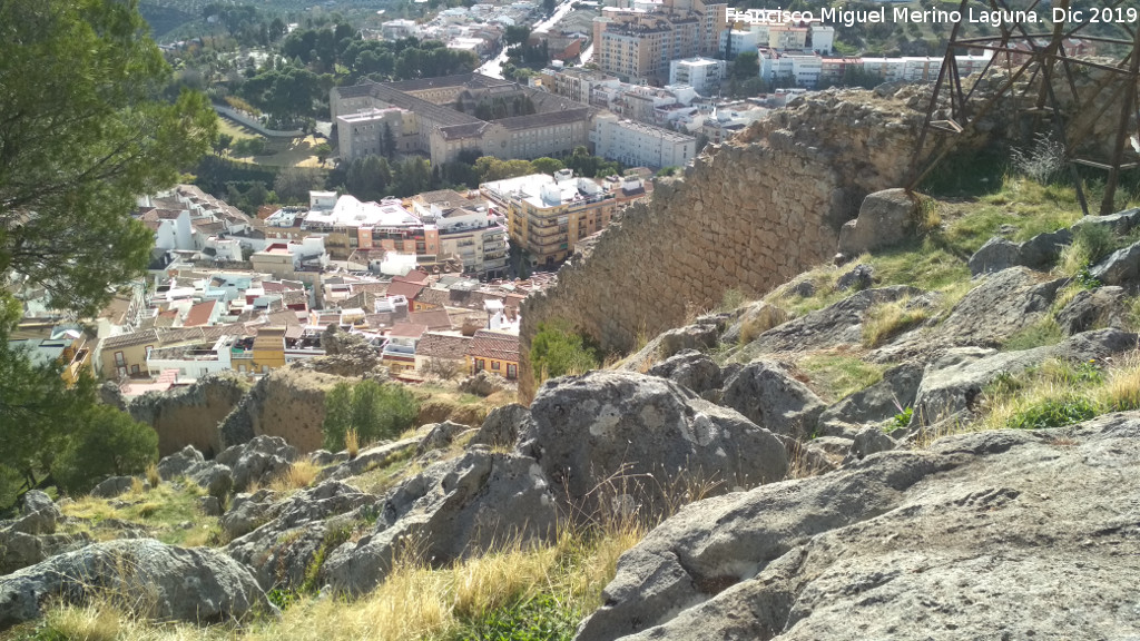 Muralla de Ja�n - Muralla de Ja�n. Muralla sur a intramuros