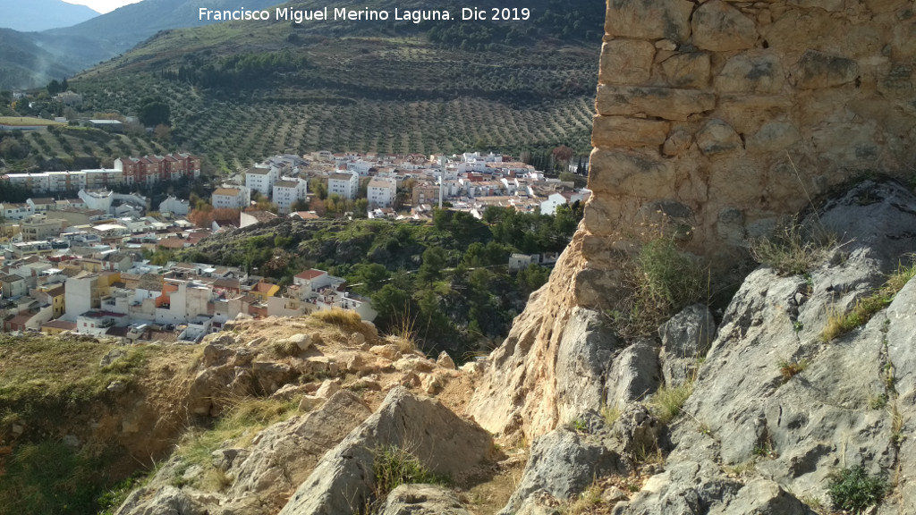 Muralla de Ja�n. Torre�n Sur II - Muralla de Ja�n. Torre�n Sur II. Uni�n entre el lienzo musulm�n y el cristiano