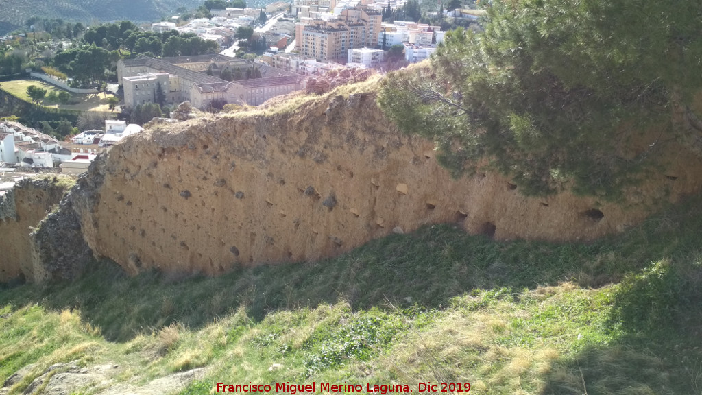 Muralla de Ja�n. Torre�n Sur II - Muralla de Ja�n. Torre�n Sur II. Intramuros
