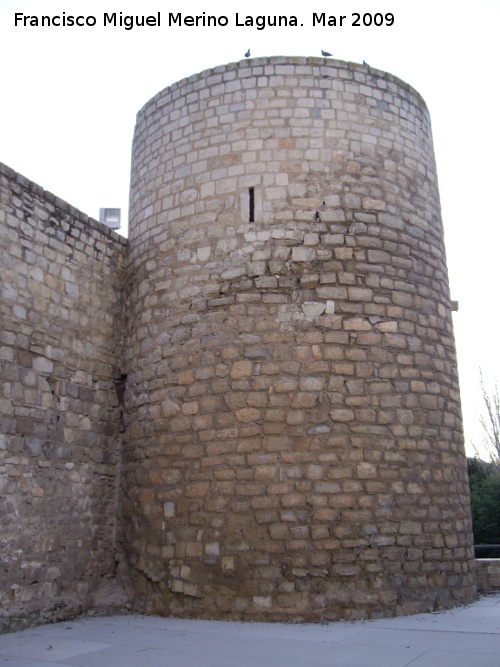Muralla de Jan. Torren del Cao del Agua - Muralla de Jan. Torren del Cao del Agua. Despus de la construccin del teatro